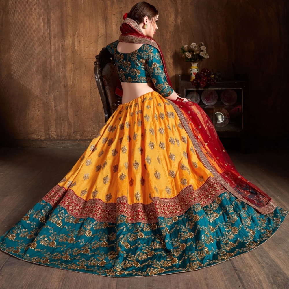 Indian silk Lehenga set